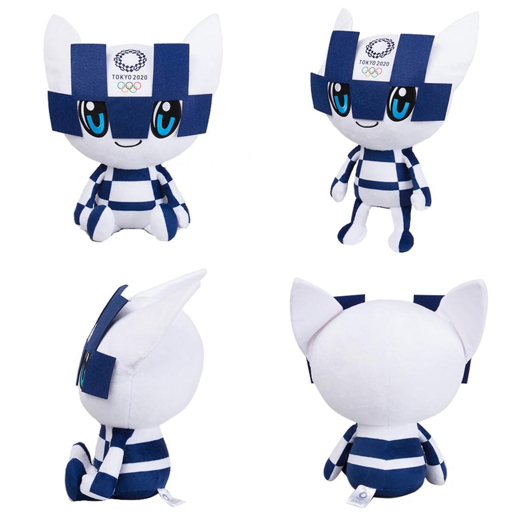 Tokyo Olympic and Paralympic Games Mascot Plush Toy Official Goods L Miraitowa Someity Set