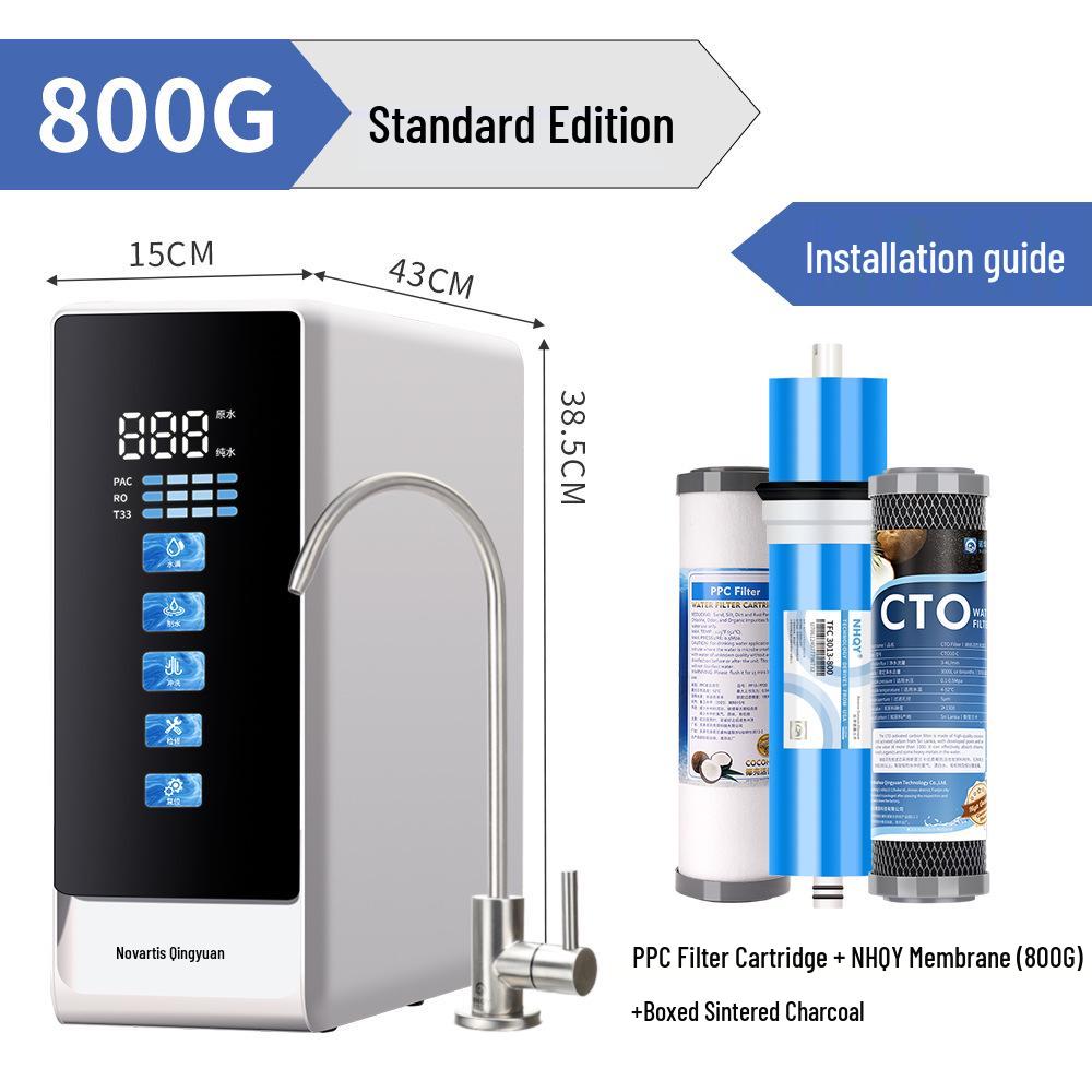 Novartis Home 800G High-Flow RO Reverse Osmosis Water Purifier for Kitchen