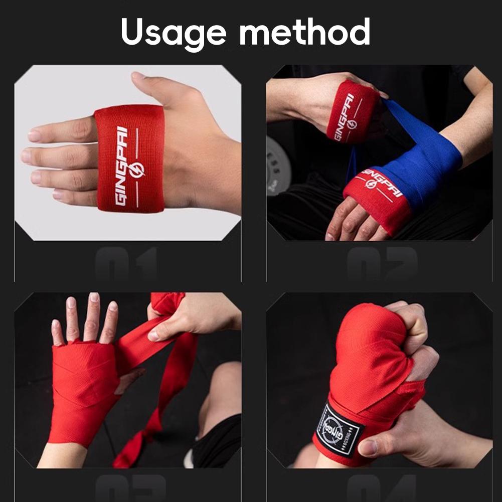 1 Paire Professionnel Boxe Pic Gel Coussinets Utilisés Avec Sangles de Boxe Coussinets de Protection Articulation des Doigts Pour Muay Thai Sanshou