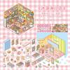 Miniature 3D Cottage Stickers, Cute Layered Dioramas, Visual Depth Journal Decor