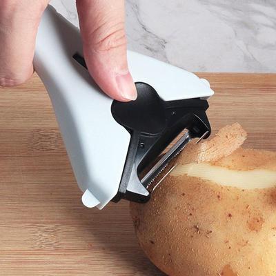 Éplucheurs Pour Cuisine Multifonction Éplucheur à Carottes Manche Ergonomique Râpe Outil Trancheur Pour Pommes de Terre Carottes Poires Gadgets de Cuisine