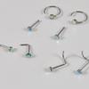 Nose Piercing Jewelry Nose Studs Set Alloy Nose Decorations Nose Piercings Alloy Texture Suitable for Comfortable Wear