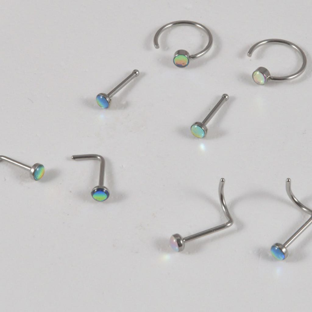 Nose Piercing Jewelry Nose Studs Set Alloy Nose Decorations Nose Piercings Alloy Texture Suitable for Comfortable Wear