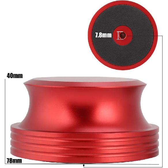 Cuifati Record Weight Stabilizer, Aluminum Record Weight Clamp, Stylish LP Stabilizer,Record Weight Stabilizer,Turntables Metal Disc Stabilizer for