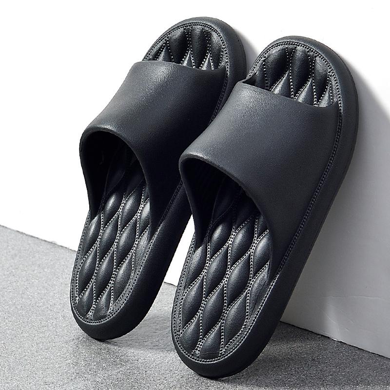 QYCKABY Men's Flip-flops Summer Slippers Printing Sandals Trend Anti Slip Shoes EVA Slippers Fashion Male Massage Beach Footwear