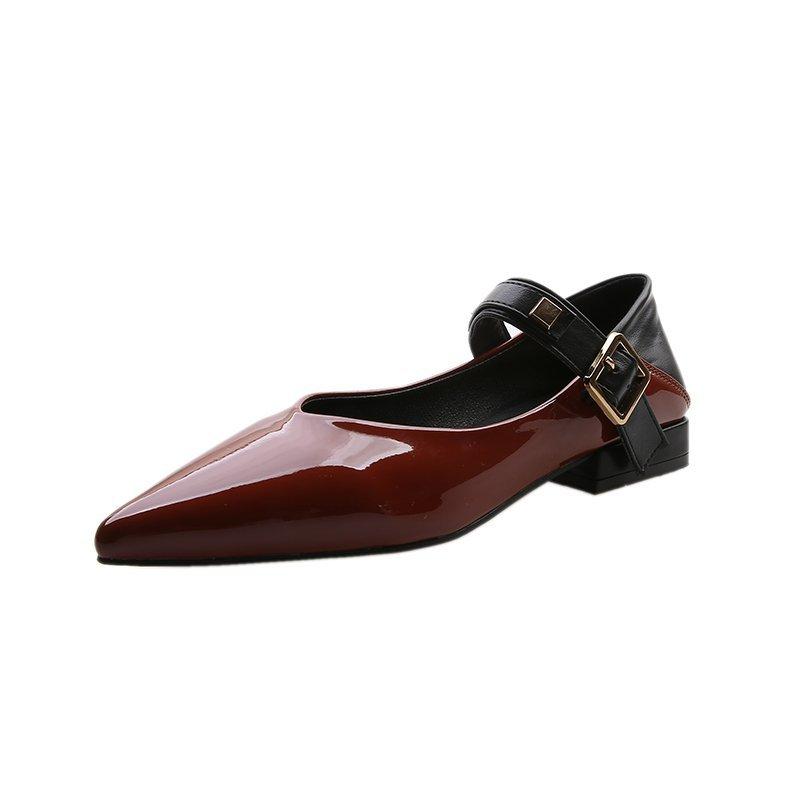 

Fashion Shoes Woman Casual Female Sneakers Low Heels Platform Flats Pointed Toe Shallow Mouth Large Size Summer 2025 35