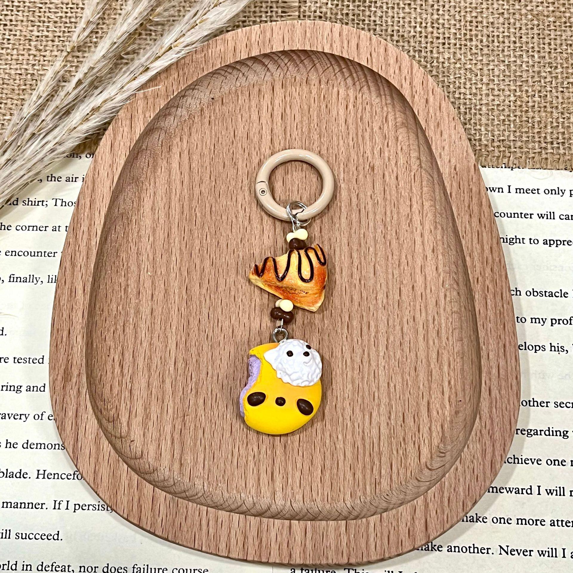 Macaron Biscuit Sandwich Phone Charm & Keychain Ornament