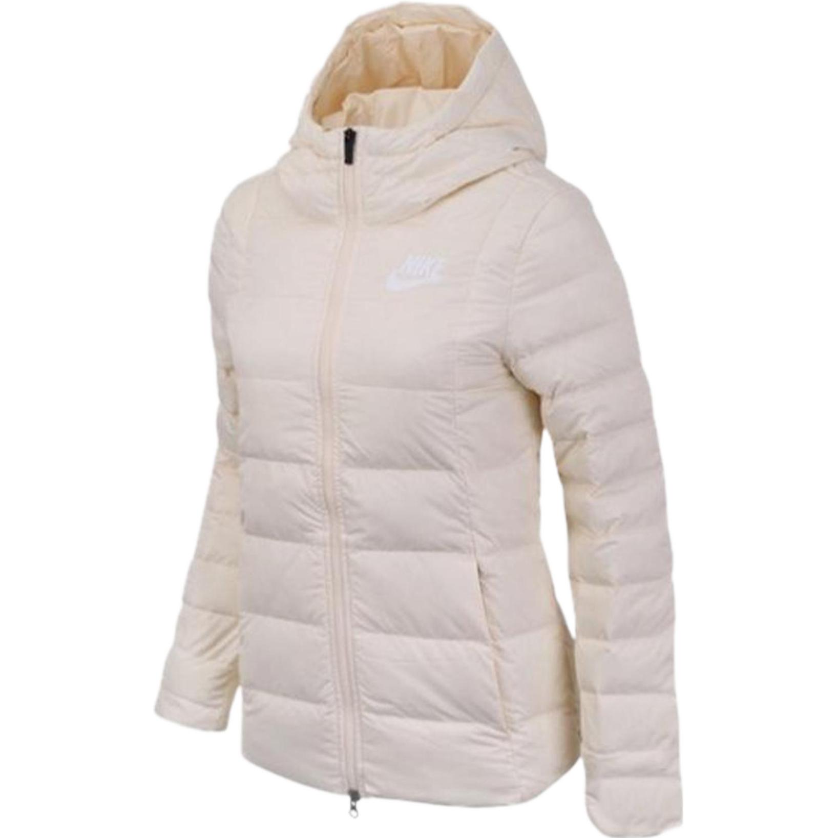 Nike Down Jackets Women s Pink Hooded Moderate Down Jacket AJ7424-838 XS