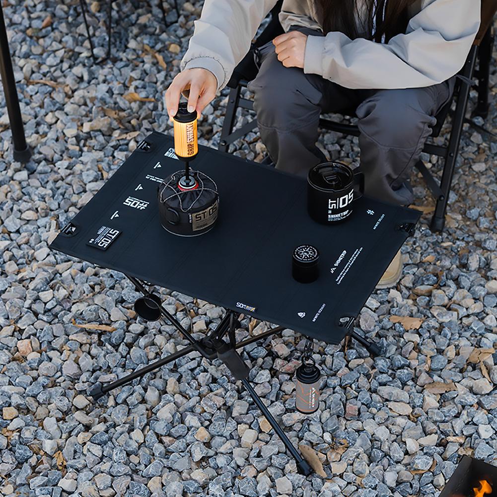 Faltbarer Campingtisch Multifunktionaler Leichter Picknicktisch Aluminiumlegierung Tragbarer Campingtisch für Reisen Terrasse Kochen