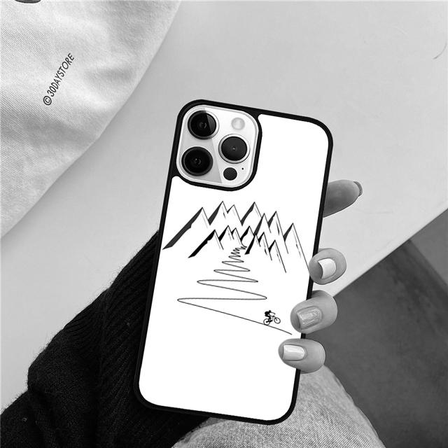Mountain Bike Cycling Lover Coque Shell For iPhone 17 Air 15 16 14 13 12 Pro Max 11 Pro Max Plus Phone Case Cover