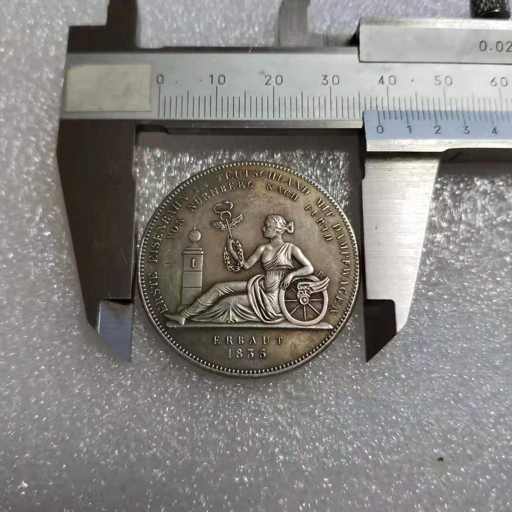 1835 German Commemorative Collectible Souvenirs Silver Coins