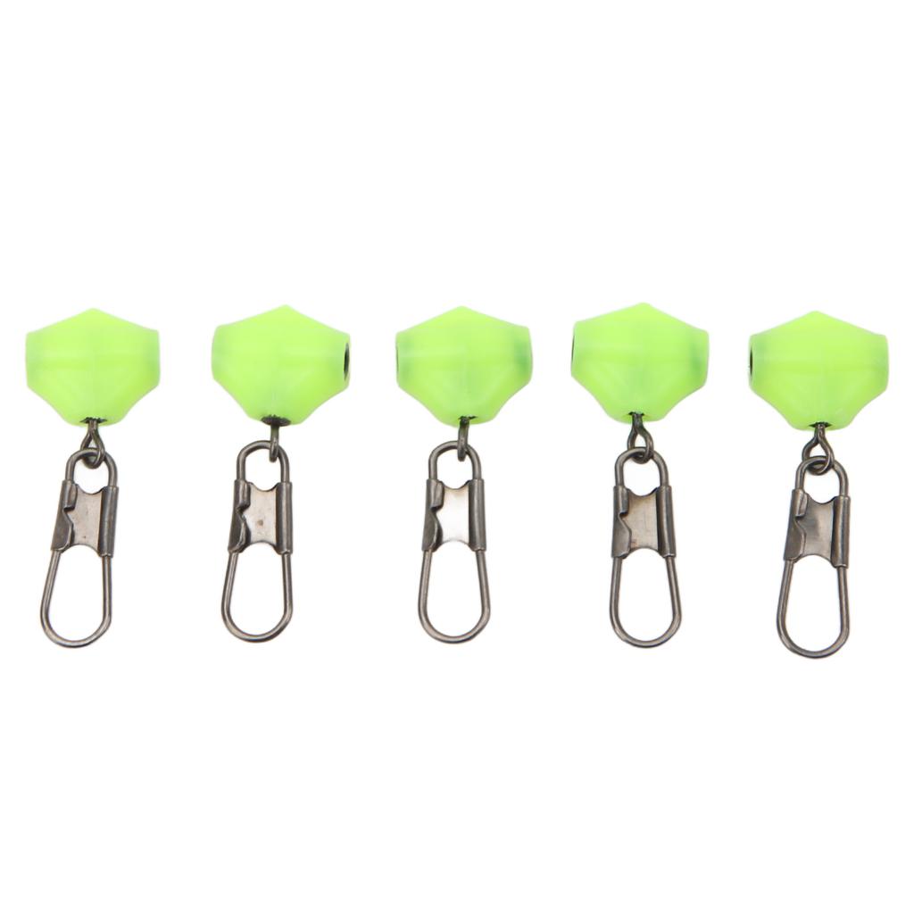 Fishing Line Sinker Slides Fishing Float Connector Green Low Resistance Float Connector Lure Line A