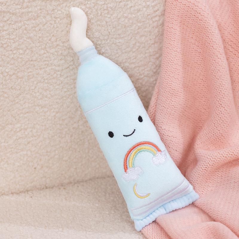 Cartoon Mini Zähne Plüschpuppe Zahnpasta Zahnbürste Zähne Mundreinigung Gesundes Plüschtier Heim Badezimmer Dekoration Geschenk Für Kinder about 9-15cm