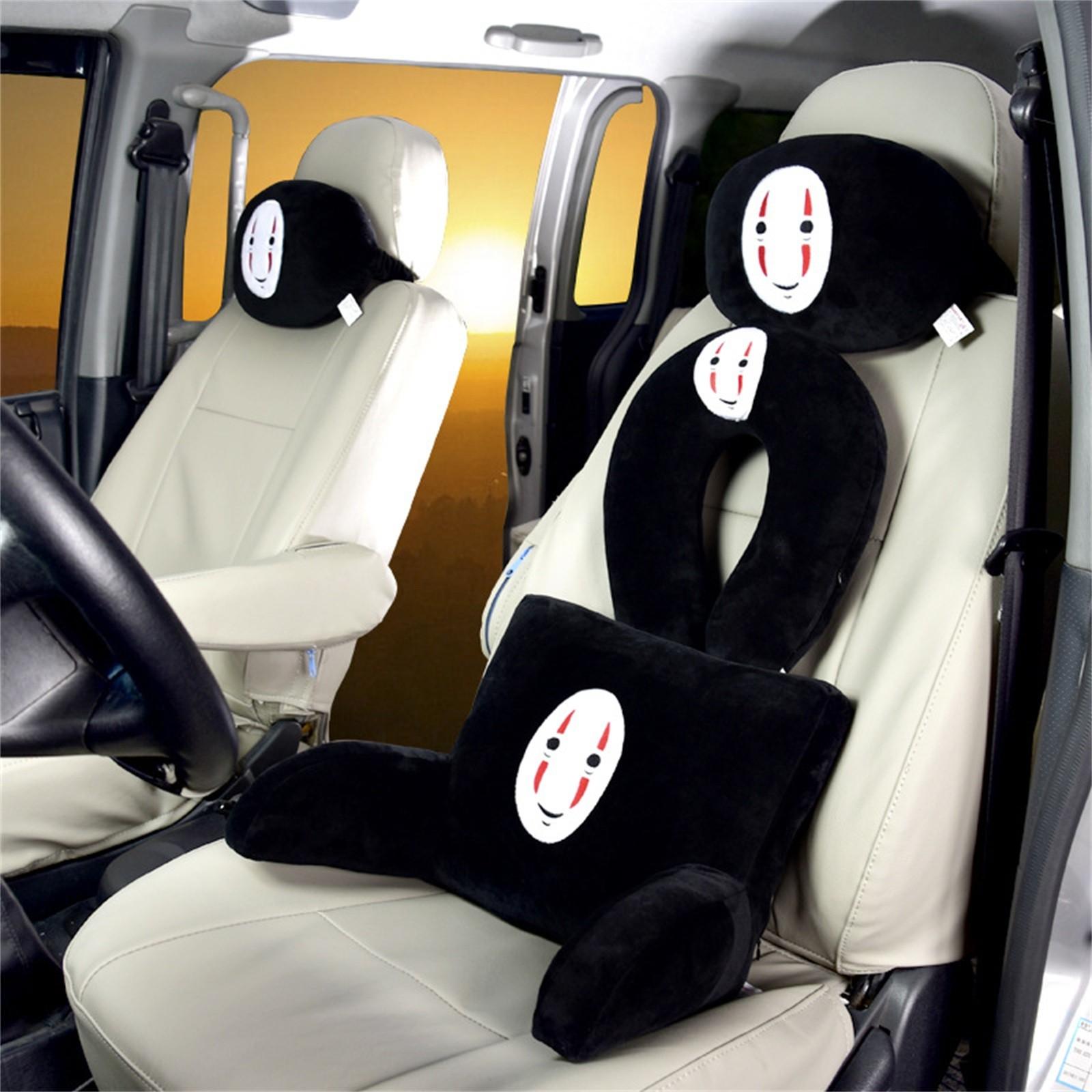 

Подушка для шеи автомобиля, подголовник автомобильного сиденья с милым мультфильмом, мягкая удобная подушка для шеи для автомобиля