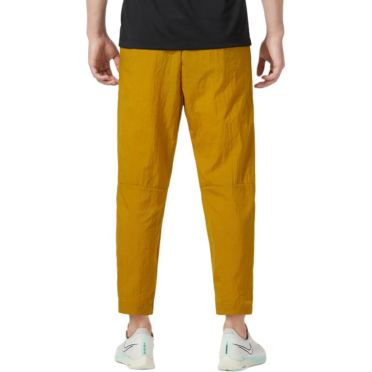 Nike Embroidered Logo Sport Casual Pants Men Bottoms Yellow FB7407-716