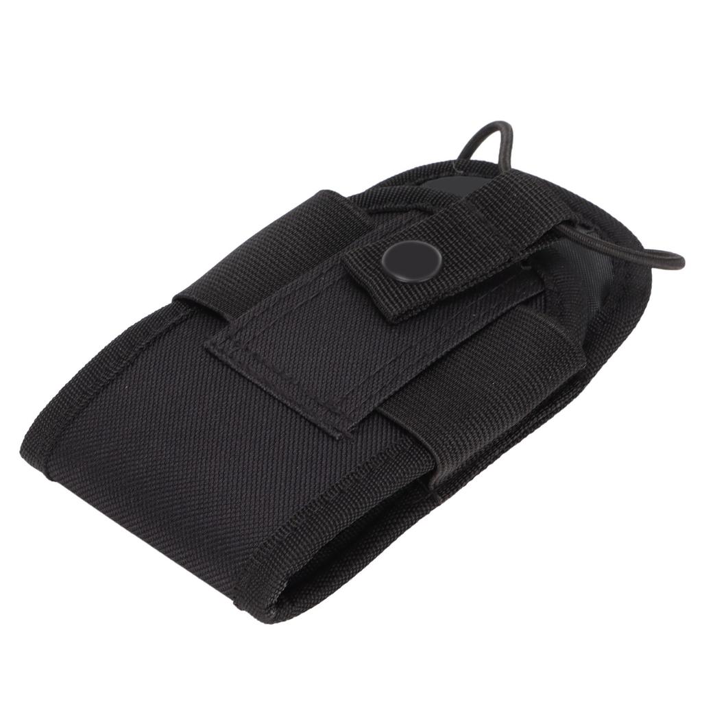 Portable Multifunctional Walkie Talkies Holder Nylon Radio Holder Suitable for Camping Field ActivitiesBlack