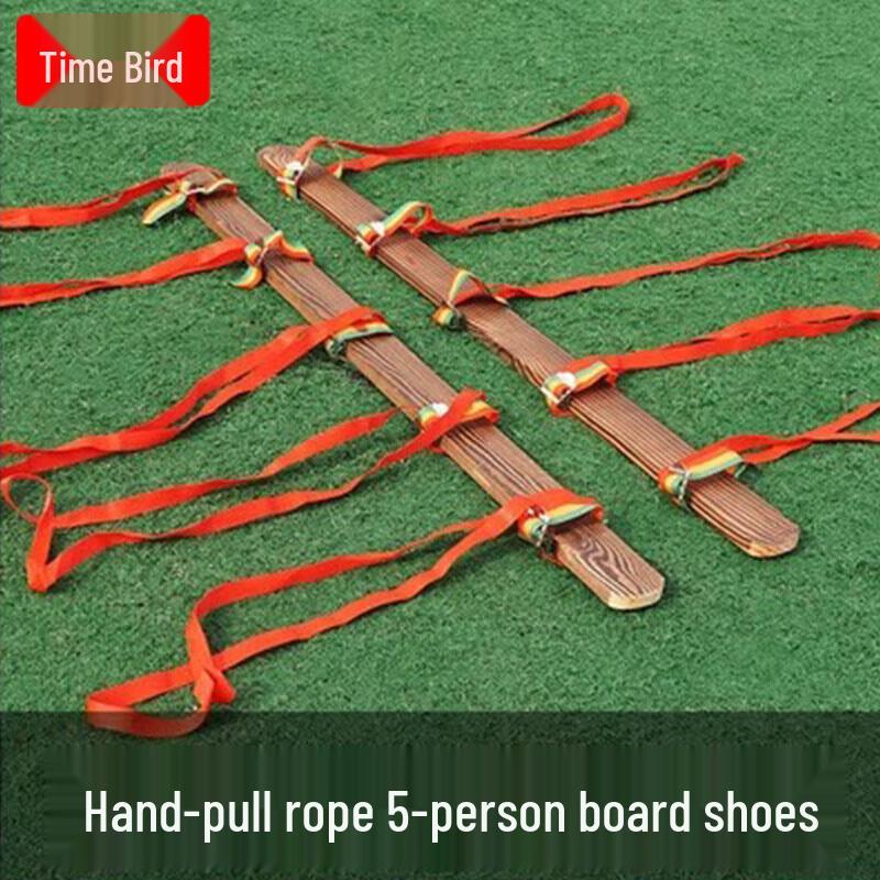 5-Person Team Big Foot Race Board with Ropes