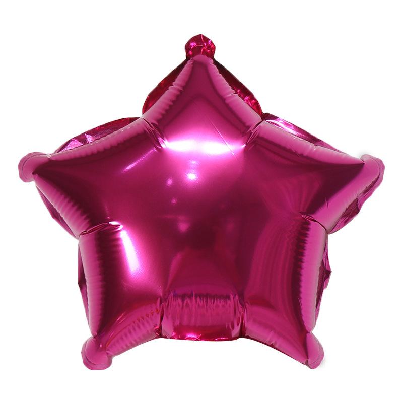 10-18inch Pentagram Aluminum Film Balloons Birthday Decoration Wedding Room Layout Automatic Sealing Star Luster Aluminum Foil