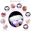 24W Faltbar 15LED Nail Lamp Salon Nail Dryer UV LED Lamp Nail Art Fashionable Beauty Curing Light