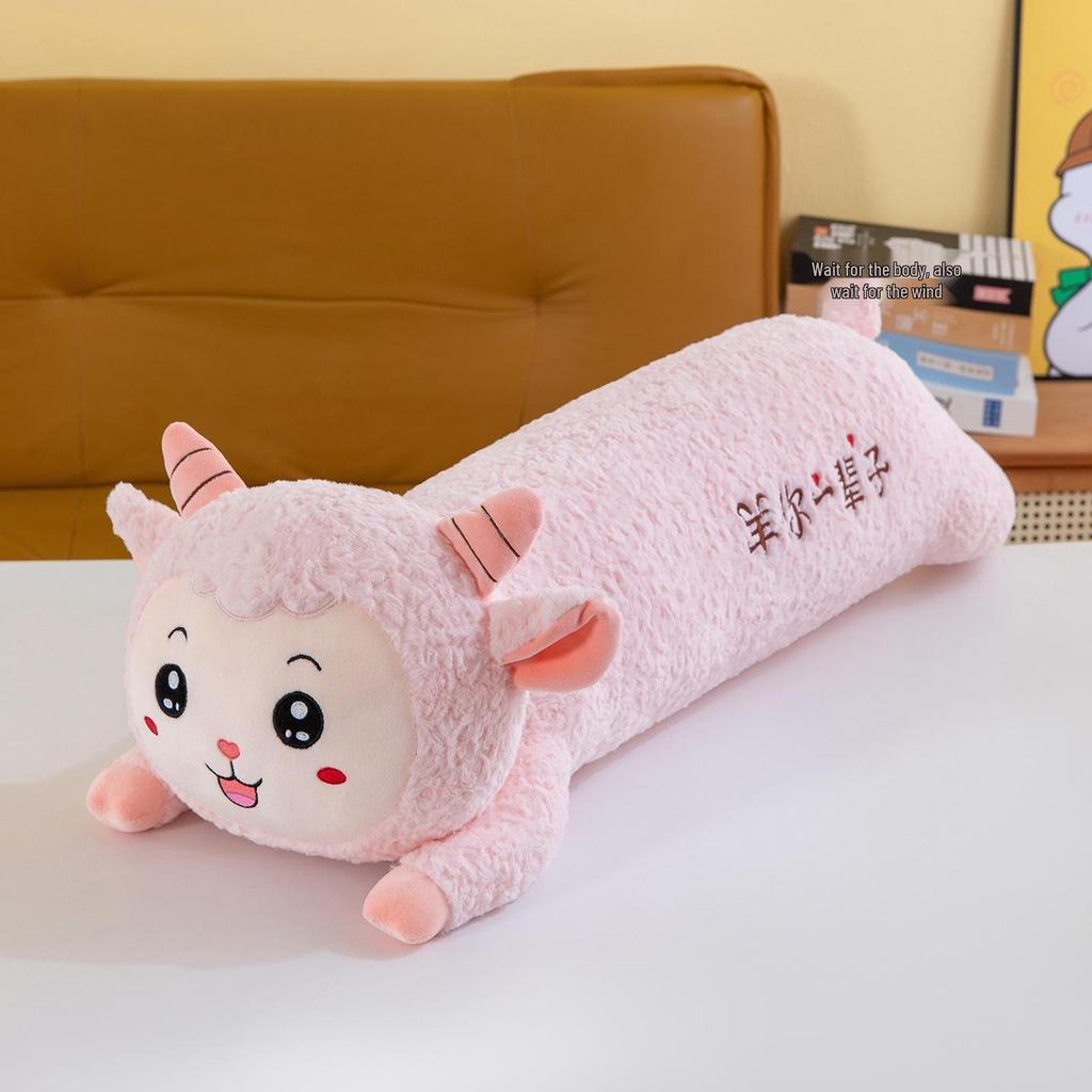 Cute Plush Pig & Sheep Sleeping Pillow - Large Soft Cartoon Doll