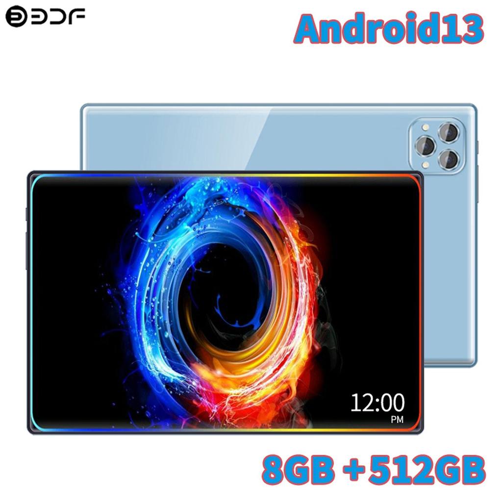 Tablet BDF P50 10.1inch  8GB+512GB Android13 Tablet PC Computer