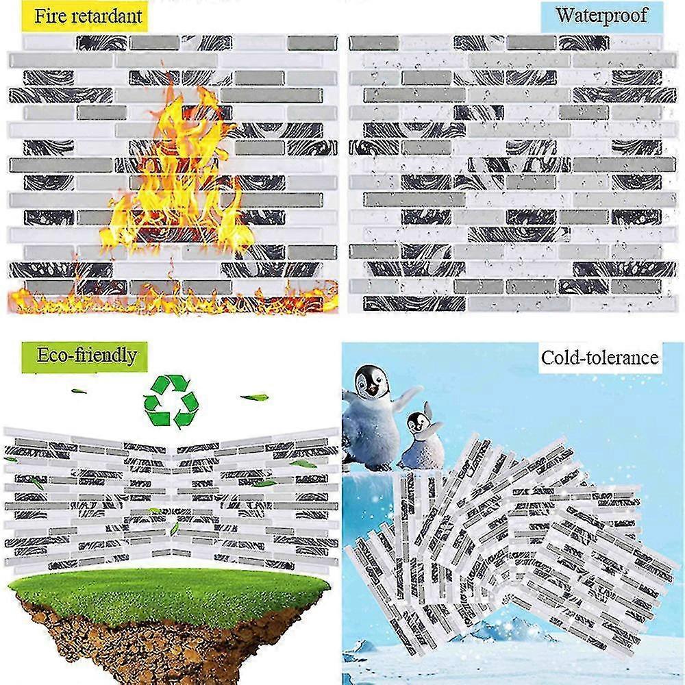 3d Self Adhesive Wall Tiles Clever Tiles Glitter Mosaic Self Adhesive Tiles