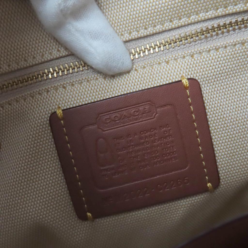 Coach Shoulder Bag Ergo Handbag One Shoulder Bag Brown Leather Women C2265 Used