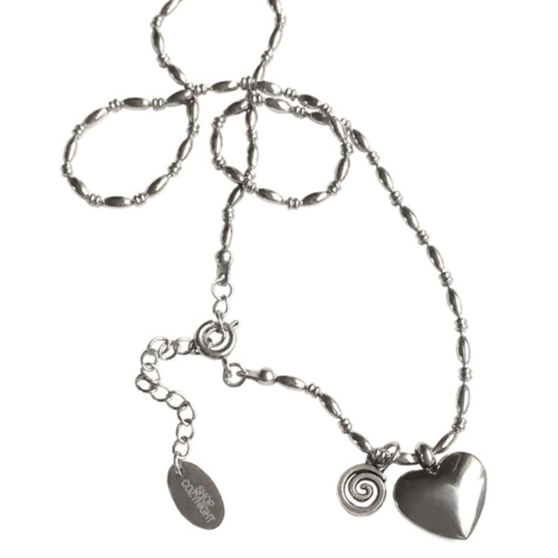 821WEBSERVICE heart spin necklace