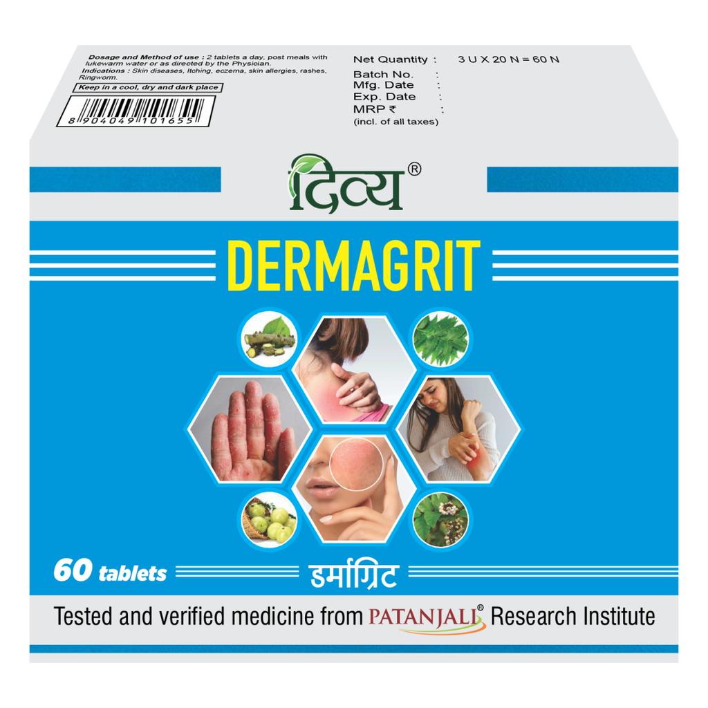 Patanjali Divya Dermagrit 3 U X 20 N 34gm
