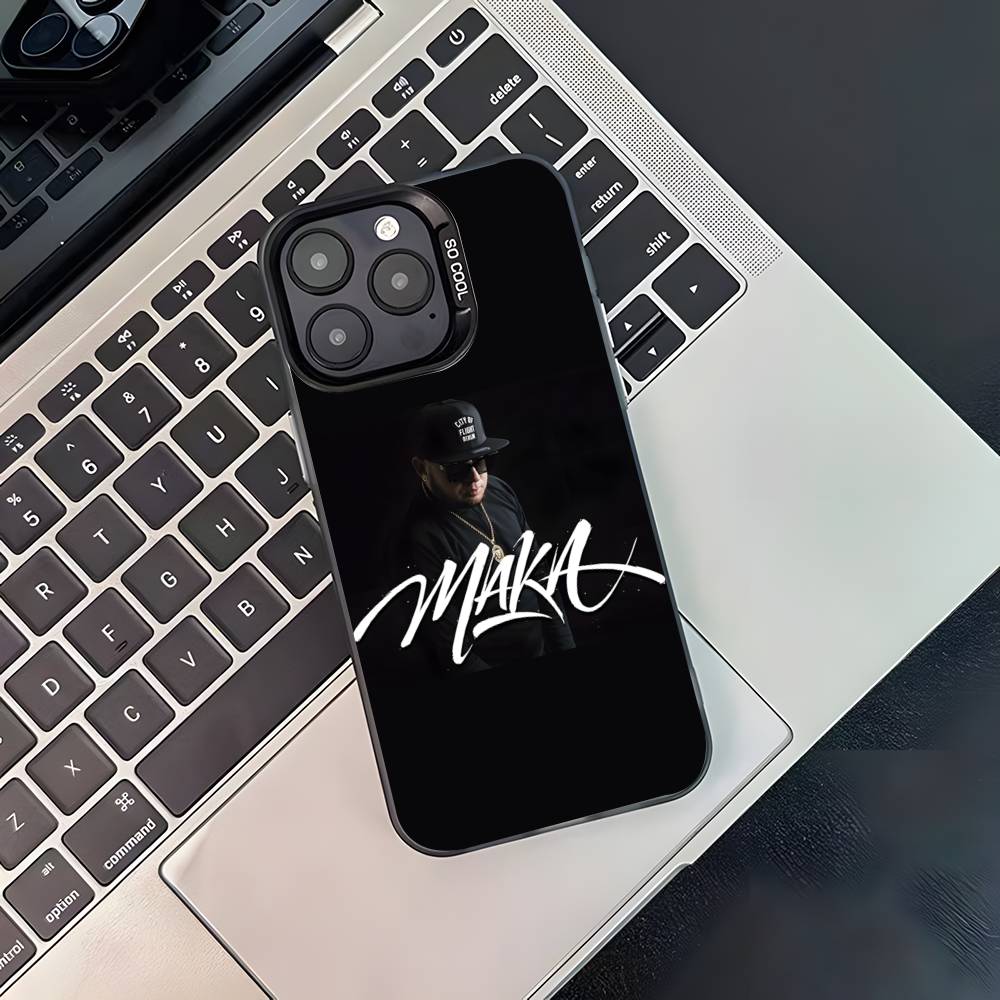 Rapper Maka Aura 2025 Tour For Black Candy Matte Cover iPhone 17,16,15,14,13,12,11,Pro,MAX,Plus