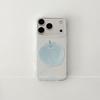 Bow Star Blue Apple Case for iPhone 17 Air, Hard Case for iPhone 16, 15