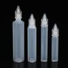 10/15/30/50 ml Plastikowa Butelka z Kroplomierzem Wielokrotnego Użytku Butelki na Płyny 5 Szt. Pusta Długa Butelka Kształt Długopisu Na Tusz Olejek Eteryczny Pigment