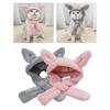 Plush Pet Hat for Ear and Head Protections Halloween Funny Ear Dog Hat for Small Dogs Cats Warm Winter Headgear Hat