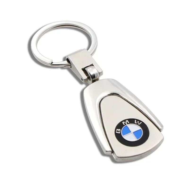 For BMW 1pcs metal key chain key ring car badge keychain For Bmw x1 x3 x5 x6 z4 f10 f20 f30 e36 e39 e46 e60 e90 Car accessories