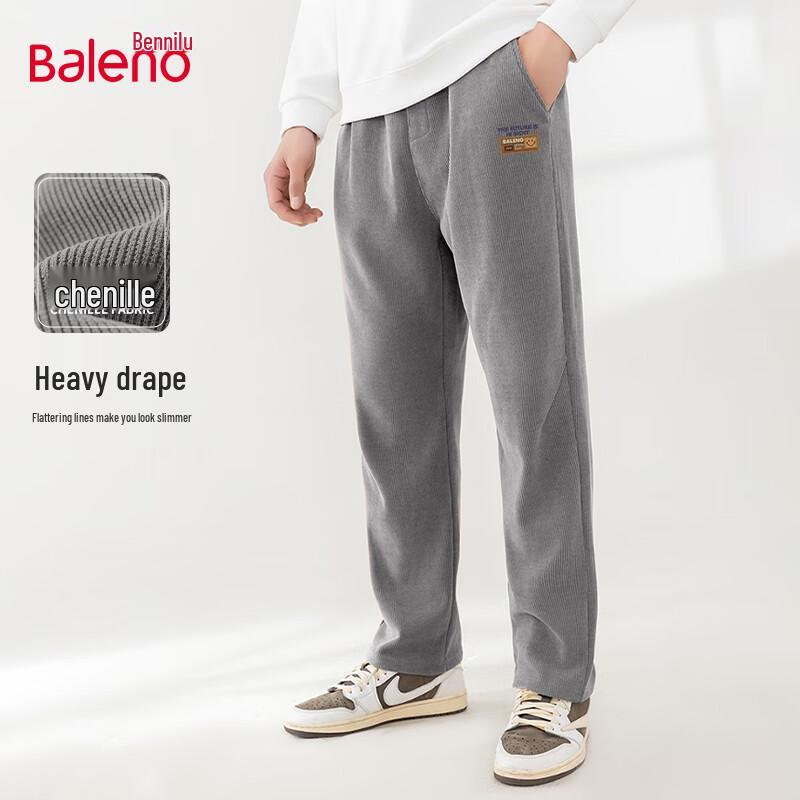 

Baleno Men s Autumn Chenille Straight-Leg Casual Pants 2XL