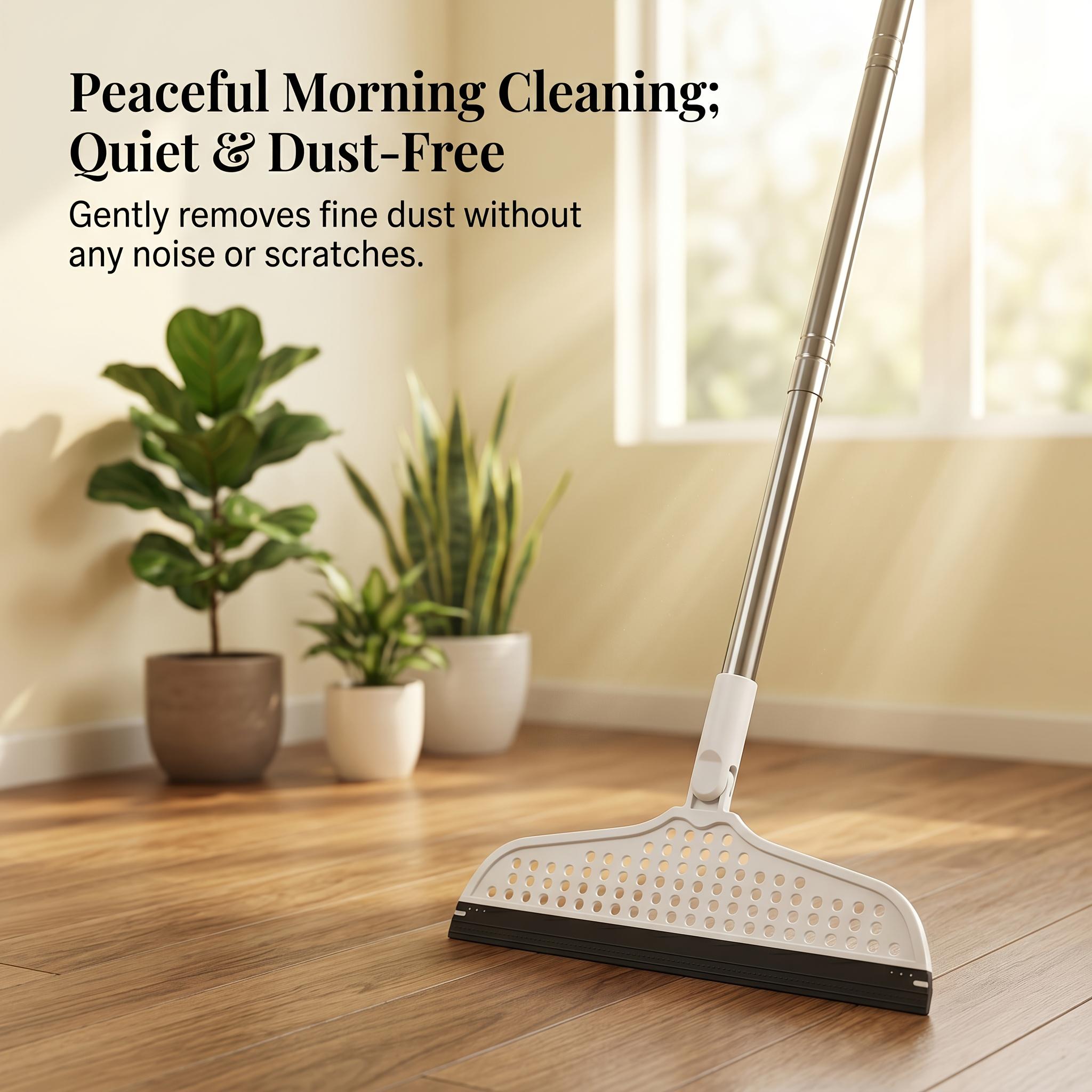 Extendable Silicon Magic Broom Long Handle Floor Anti Hair Snicking Bathroom Drain Water Squeegee Window Wiper Scraper 1 piece pack