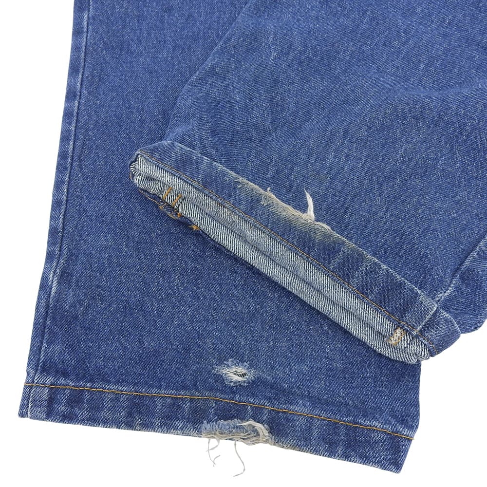 POLAR SKATE CO Men's Cotton Wide Denim Pants, Blue, Size XS Bottoms XS blueUsed