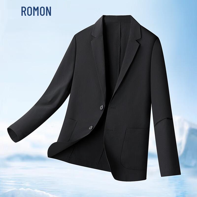 ROMON Men s Sun Protection Lapel Business Casual Suit Jacket 170