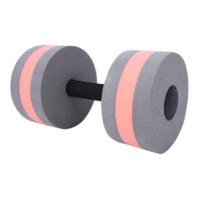 Equipamento de fitness com halteres flutuantes de espuma ecológica(cinza vermelho )