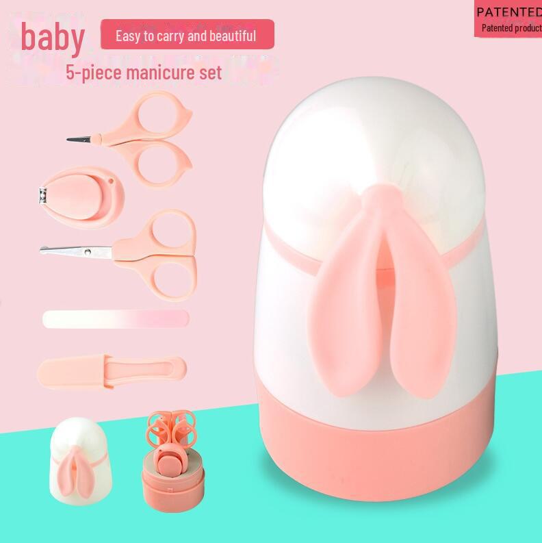 Nowy Zestaw do Manicure dla Niemowląt i Dzieci: Zawiera obcinaczki do paznokci i nożyczki