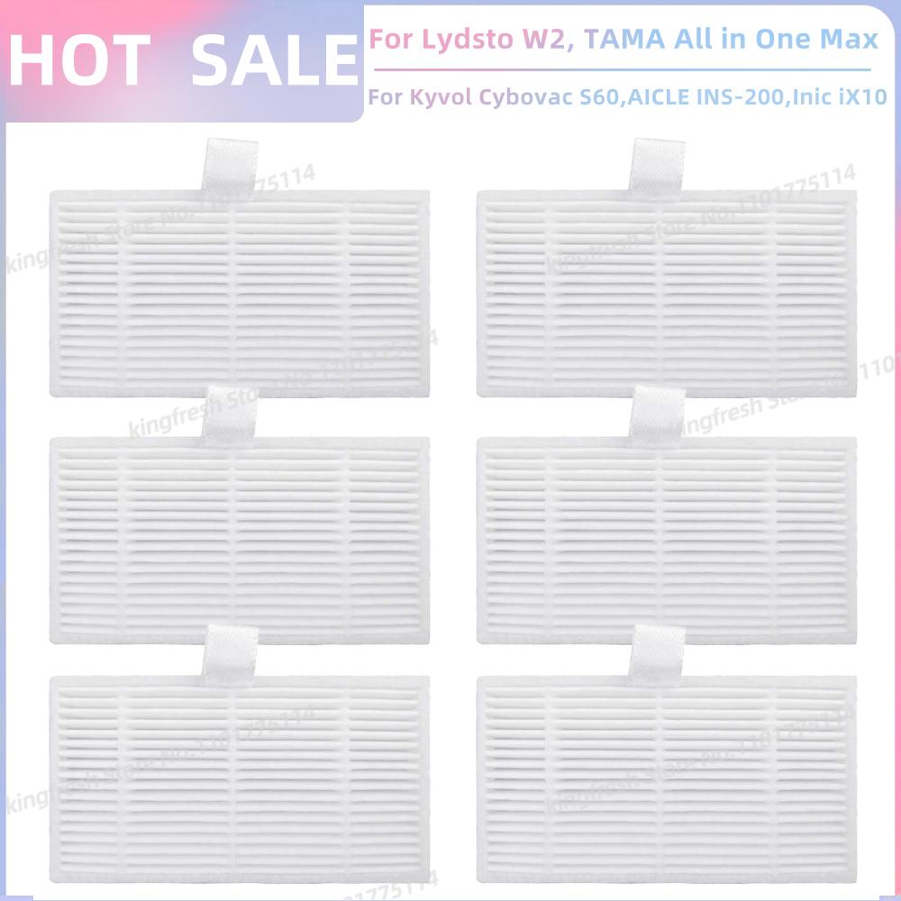 

Fit For Lydsto W2 / W2 Edge, TAMA All in One Max, Blaupunkt Bluebot OMEGA, Inic iX10 Robot Vacuum Parts Main Side Brush Filter