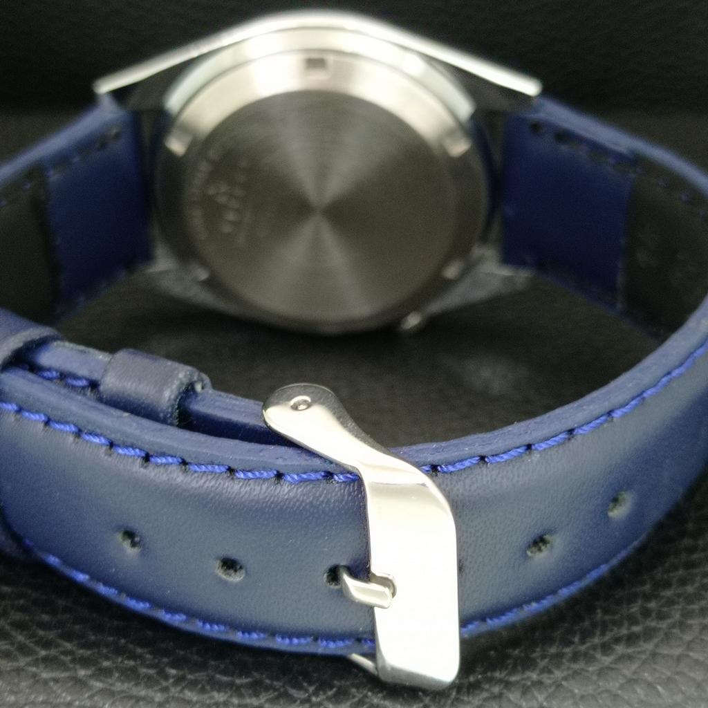 AUTOMATIC VINTAGE REFURBISHED SEIKO EXPO 70 JAPAN MENS BLUE DIAL WATCH A445589-1