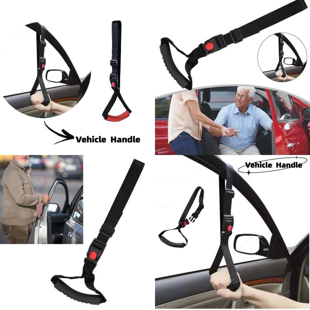 Verstellbarer Universal-Autogriff mit Sicherheitsunterstützung für ältere Menschen Schwarz 48cm/18.89in Größe