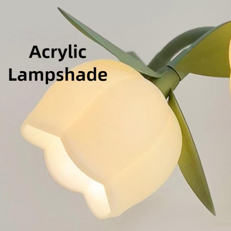 Touch Sensing Lily Valley Lamp Bedroom Desk Lamps Decorative Night Lamps Atmosphere Styling Bedside Lights Home Decorations