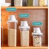 Food Seal Storage Container Laundry Powder Detergent Dispenser Cat Dry Food Storage Container Multipurpose Plastic Cereal Jar