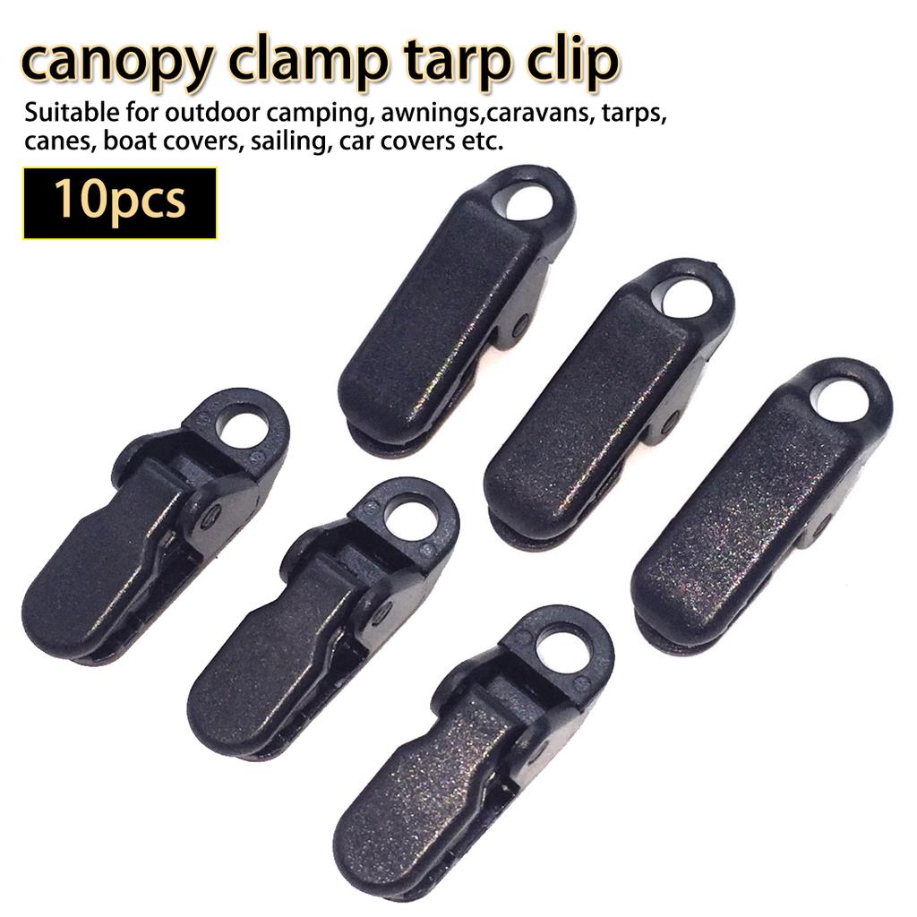 1//5//10PCS Tarp Clips Awning Clamp Snap Hanger Free Shipping