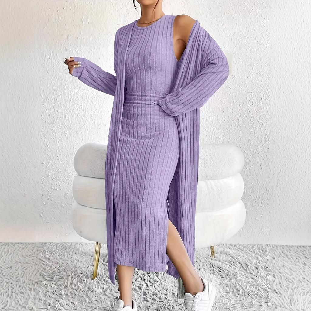2025 European and American Cross-border Amazon, New Women's Fashion and Elegance, Coat, Dress, Plain Suit