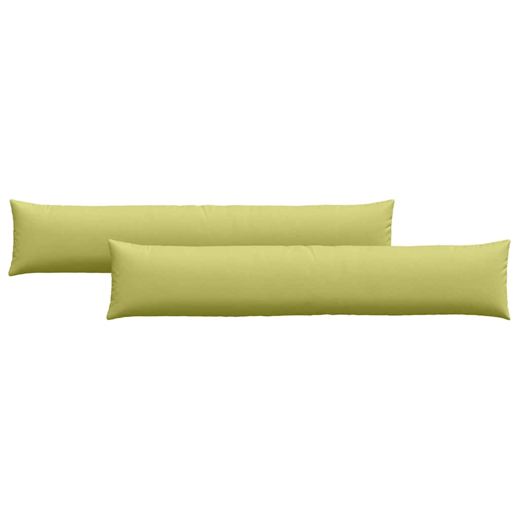 Sofa Cushions 2 Pcs Light Green 200 X 40 Cm Fabric