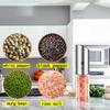 Eletric Salt Pepper Mill Shakers Automatic Spice Grinder Freshly Ground USB Rechargeable Gravity Operation Adjustable Coarseness