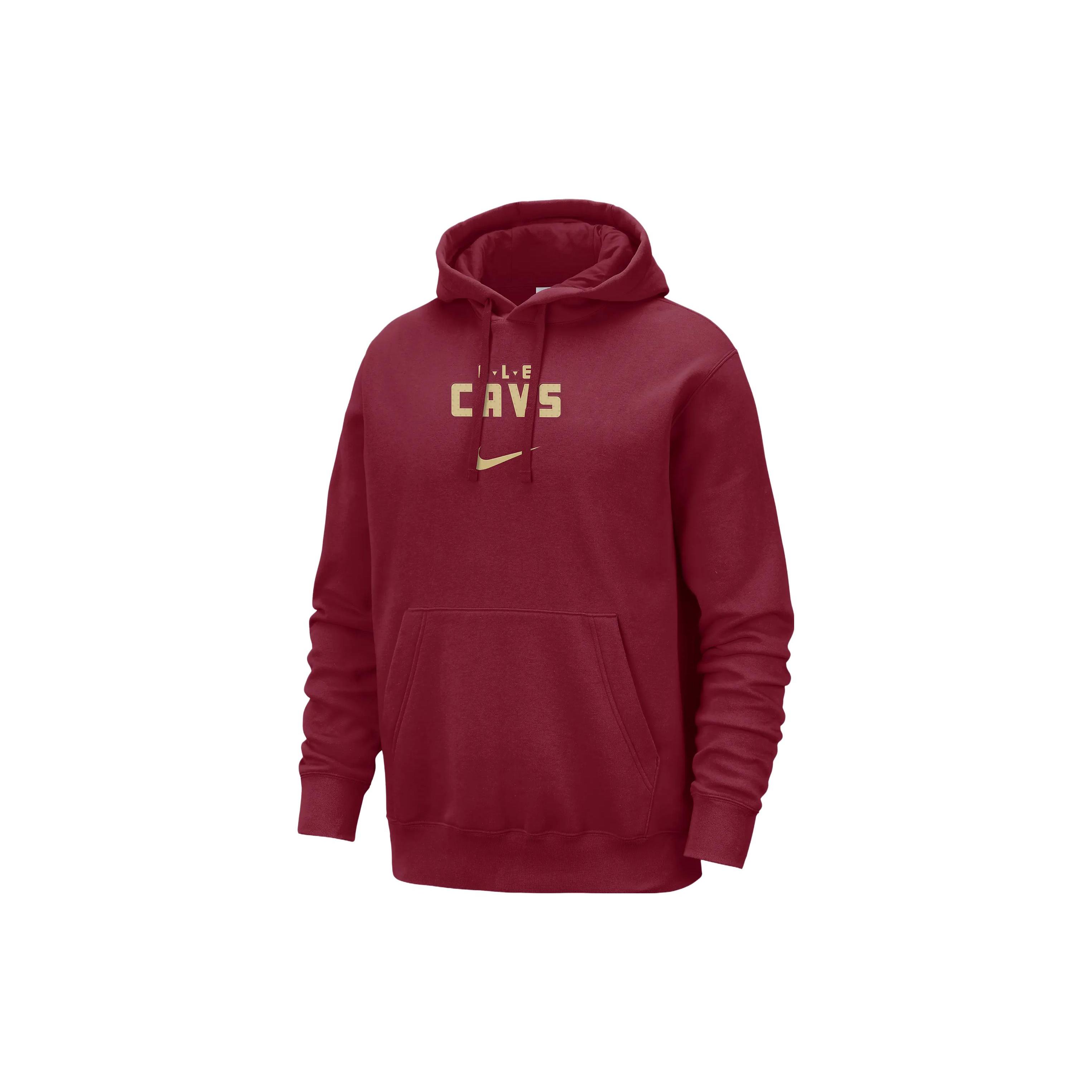 Мужская толстовка с капюшоном Nike Cleveland Cavaliers Club Fleece City Edition Nike Nba FB4826-698 XXXL